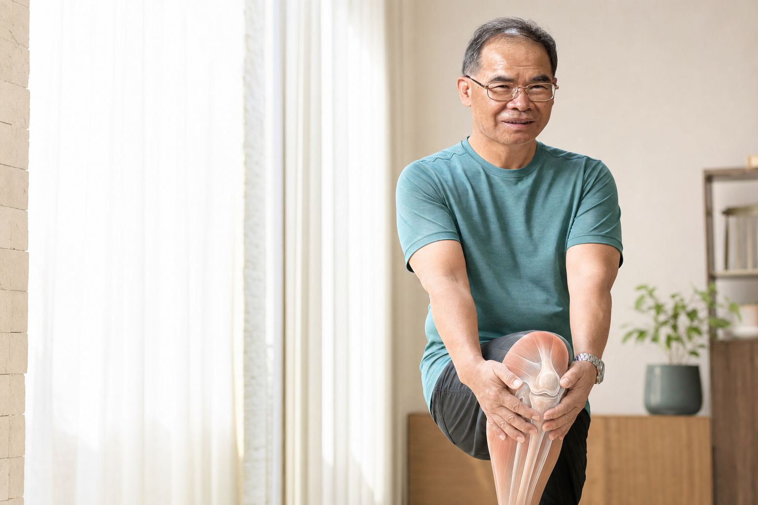 骨骼、肌肉與關節健康主視覺